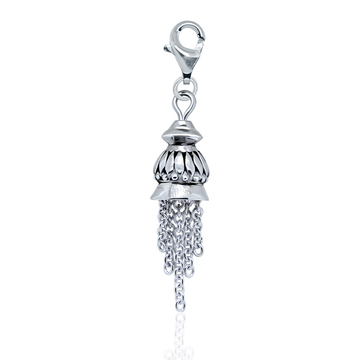 Aladdin's Lamp Shaped Silver Charms CH-32